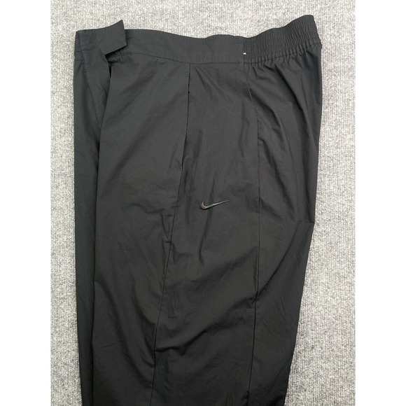 Nike Pants Women's XL Wide Leg Baggy Black‎ Zip Hook & Latch Track Sportswear - Picture 11 of 12